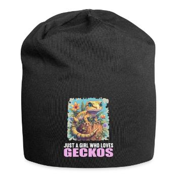 Geckos Geckos - Bonnet en jersey - noir - Devant
