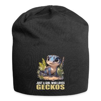 Geckos Geckos - Bonnet en jersey - noir - Devant