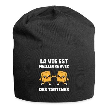 Tartine - Bonnet en jersey - noir - Devant