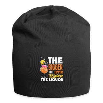 Lustiger Barkeeper Spruch Barkeeper Geschenk - Jersey-Beanie - Schwarz - Vorne