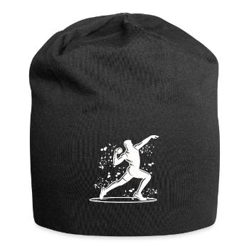 Lanceur de poids Colorsplash Lancer de poids - Bonnet en jersey - noir - Devant