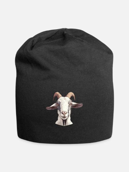 Chèvres chèvre - Bonnet en jersey - noir