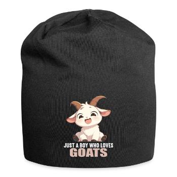 goats goat - Jersey Beanie - black - Front