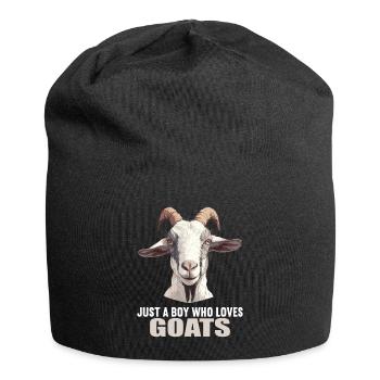 goats goat - Jersey Beanie - black - Front