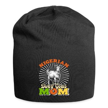 Goat lovers, Nigerian pygmy goats - Jersey Beanie - black - Front