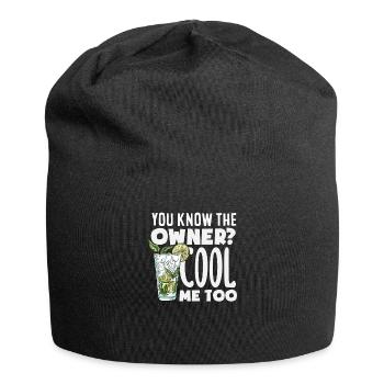 Funny Bartender Saying Bartender Gift - Jersey Beanie - black - Front