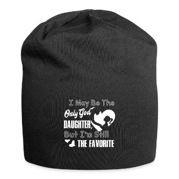 Mother's Day I May be The God Daughter - Jersey Beanie - black - Front