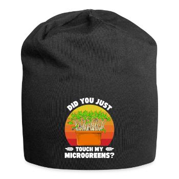 Micro-pousses Micro-pousses - Bonnet en jersey - noir - Devant