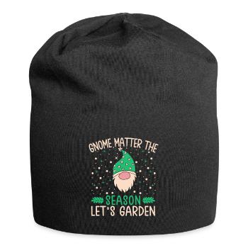Garden Gnome Costume Matter The Season - Jersey-Beanie - Schwarz - Vorne