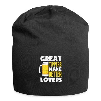 Funny Bartender Saying Bartender Gift - Jersey Beanie - black - Front