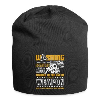 Veteran I Belong To A Veteran - Jersey Beanie - black - Front