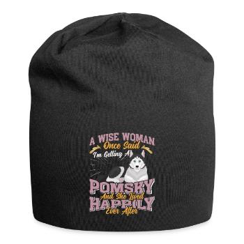Dog saying dog dog - Jersey Beanie - black - Front