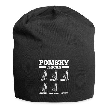 Dog saying dog dog - Jersey Beanie - black - Front