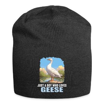 Gänse Gans - Jersey-Beanie - Anthrazit - Vorne