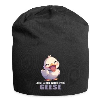 geese goose - Jersey Beanie - black - Front