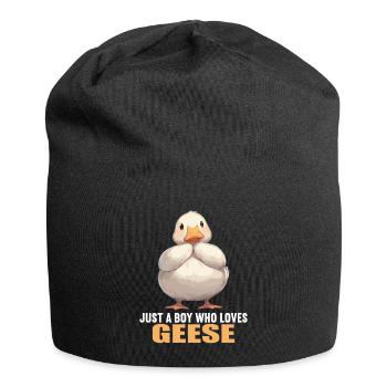 geese goose - Jersey Beanie - black - Front