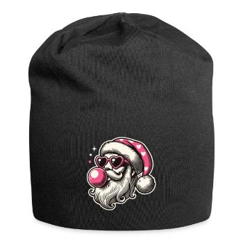 Coole Sigma Santa Weihnachtsfreude - Jersey-Beanie - Schwarz - Vorne