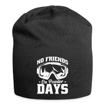 Ski Skifahren Skisport - Jersey-Beanie - Schwarz - Vorne