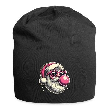 Coole Sigma Santa Weihnachtsfreude - Jersey-Beanie - Schwarz - Vorne