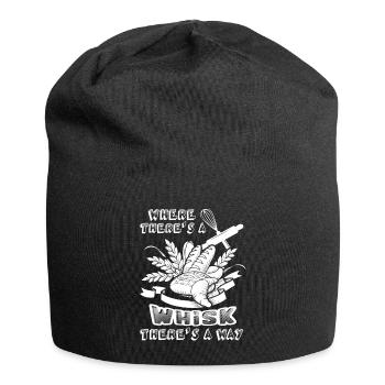 Baker Where There's A Whisk There's A Way - Jersey Beanie - black - Front