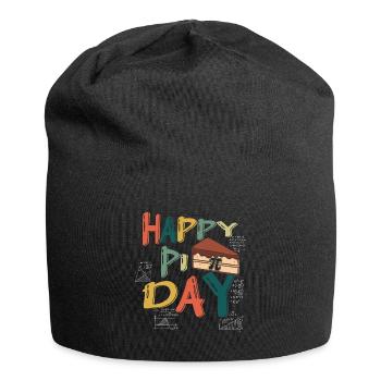 Célébrez le Pi Day avec le design Happy Pi Day - Bonnet en jersey - noir - Devant