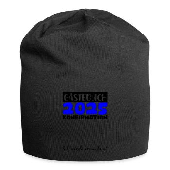 Confirmation 2025 Guestbook Decoration Girls Boys - Jersey Beanie - black - Front