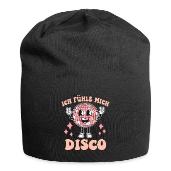 J’ai l’impression que je vais aller à la soirée disco, fêter la danse disco - Bonnet en jersey - noir - Devant