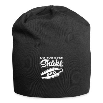 Lustiger Barkeeper Spruch Barkeeper Geschenk - Jersey-Beanie - Schwarz - Vorne