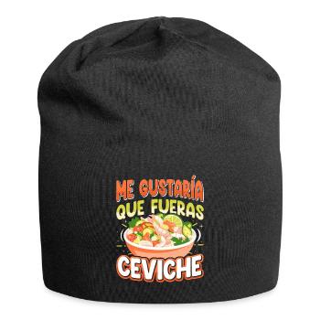 Seafood Peruvian Ceviche - Jersey-Beanie - Schwarz - Vorne