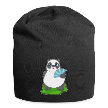 Panda Handheld Fan - Jersey Beanie - black - Front