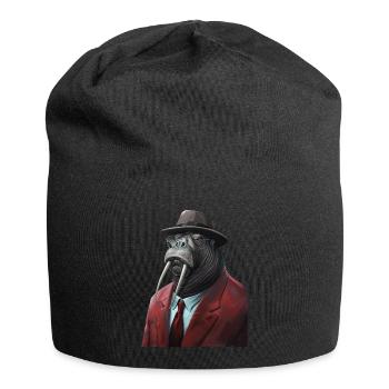 Walross - Jersey-Beanie - Schwarz - Vorne