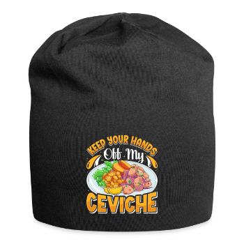 Seafood Peruvian Ceviche - Jersey-Beanie - Schwarz - Vorne