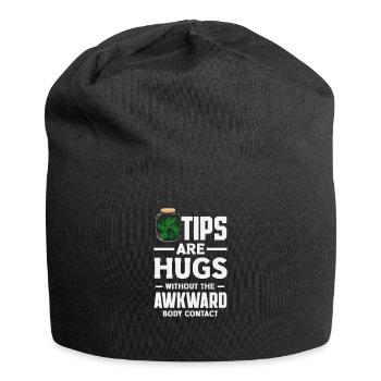 Lustiger Barkeeper Spruch Barkeeper Geschenk - Jersey-Beanie - Schwarz - Vorne