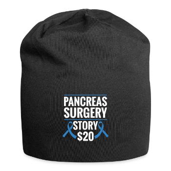 Geschichte Über Bauchspeicheldrüsenchirurgie 20 $ - Jersey-Beanie - Schwarz - Vorne
