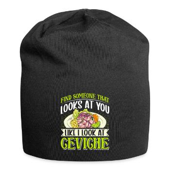 Seafood Peruvian Ceviche - Jersey-Beanie - Schwarz - Vorne