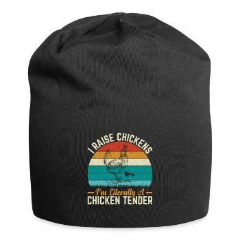 Cool Chicken Tender Design for Men & Women - Jersey Beanie - black - Front