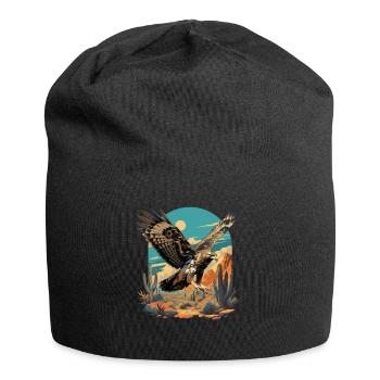 Faucon Faucon - Bonnet en jersey - noir - Devant