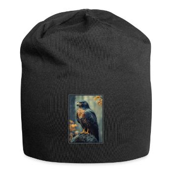 Faucon Faucon - Bonnet en jersey - noir - Devant