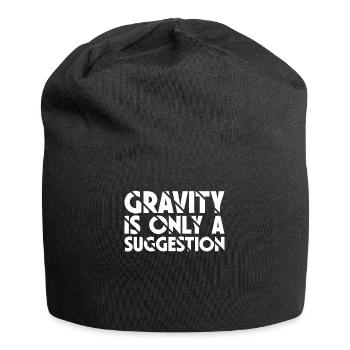 Schwerkraft Ist Nur Ein Vorschlag Boulderer - Jersey-Beanie - Schwarz - Vorne
