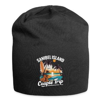 Sanibel Island Couple Trip - Jersey Beanie - black - Front
