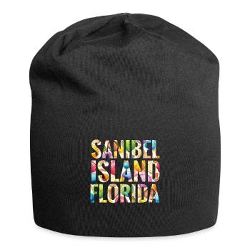 Sanibel Island Florida is calling and I have to go - Jersey Beanie - black - Front