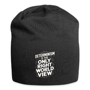 Determinism is the only right world view - Jersey Beanie - black - Front