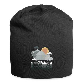 Futur météorologue Météorologue Météo - Bonnet en jersey - noir - Devant