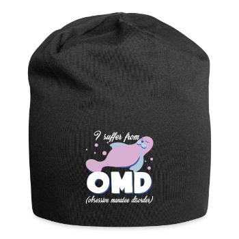 Manatee Obsessive Manatee Disorder - Jersey Beanie - black - Front