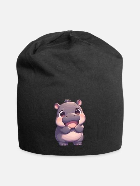 Hippopotame Hippopotame - Bonnet en jersey - noir