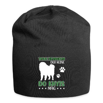 Do Khyi doesn't trust anyone Tibetan Mastiff - Jersey Beanie - black - Front