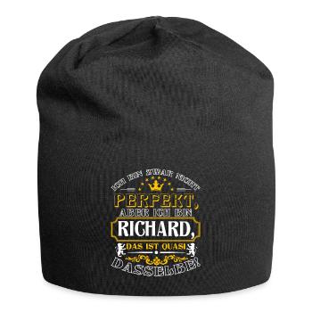 Drôle de RICHARD pour la Journée du Nom avec Nom Nom - Bonnet en jersey - noir - Devant