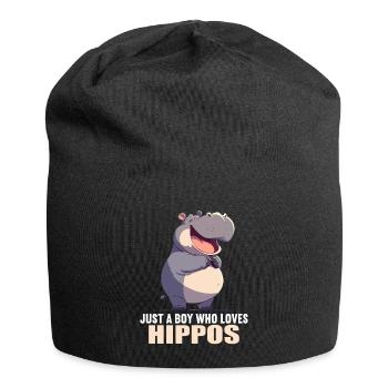 Hippopotamus Hippopotamus - Jersey Beanie - black - Front