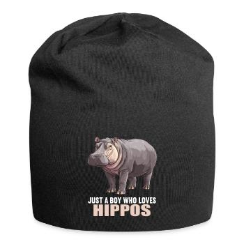 Hippopotamus Hippopotamus - Jersey Beanie - black - Front
