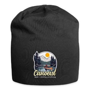canoë-kayak Maître de la pagaie Aime faire du nautisme - Bonnet en jersey - noir - Devant